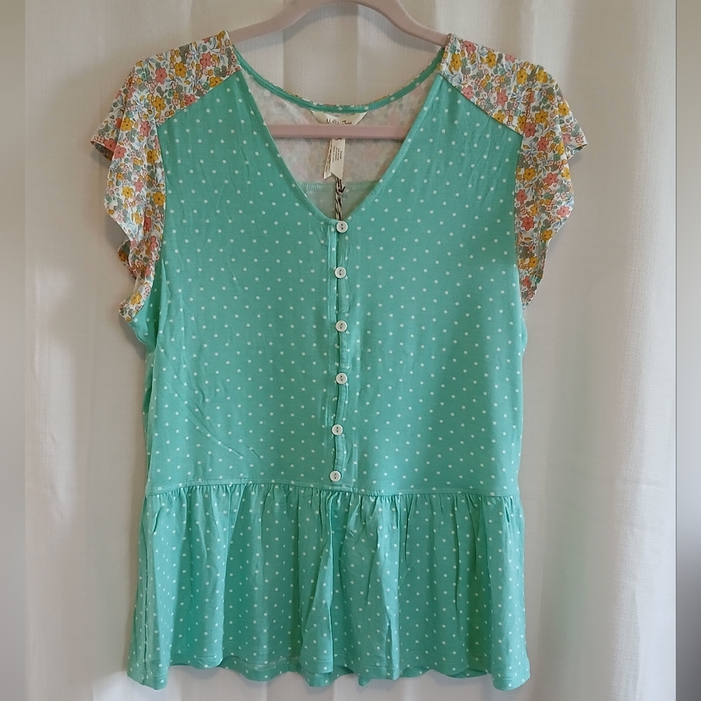 Matilda Jane Ruffled Peplum Blouse